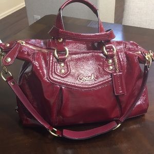 Great condition burgundy patient leather satchel